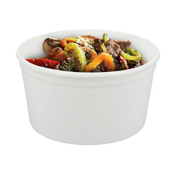 PUNTOQPACK - Wholesale Food Storage Container - Reusable White Circular Pp Container (500Cc)0