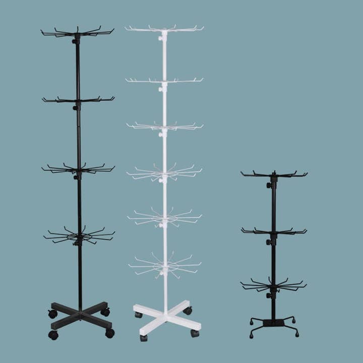 Zakka - Wholesale Retailer Display Stand/Case - Large Floor Top 63" High Metal Stand Revolving Display Rack