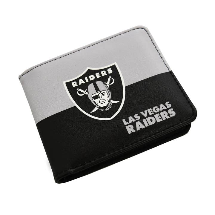 Little Earth Productions - Wholesale Wallet - Unisex - NFL Las Vegas Raiders Bi-Fold Wallet- LV Logo2