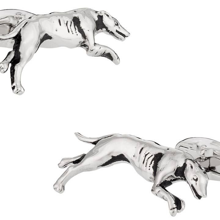 Greyhound Cufflinks for wholesale by Cuff-Daddy