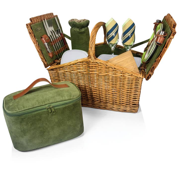 Somerset Picnic Basket for wholesale by Picnic Time Family of Brands