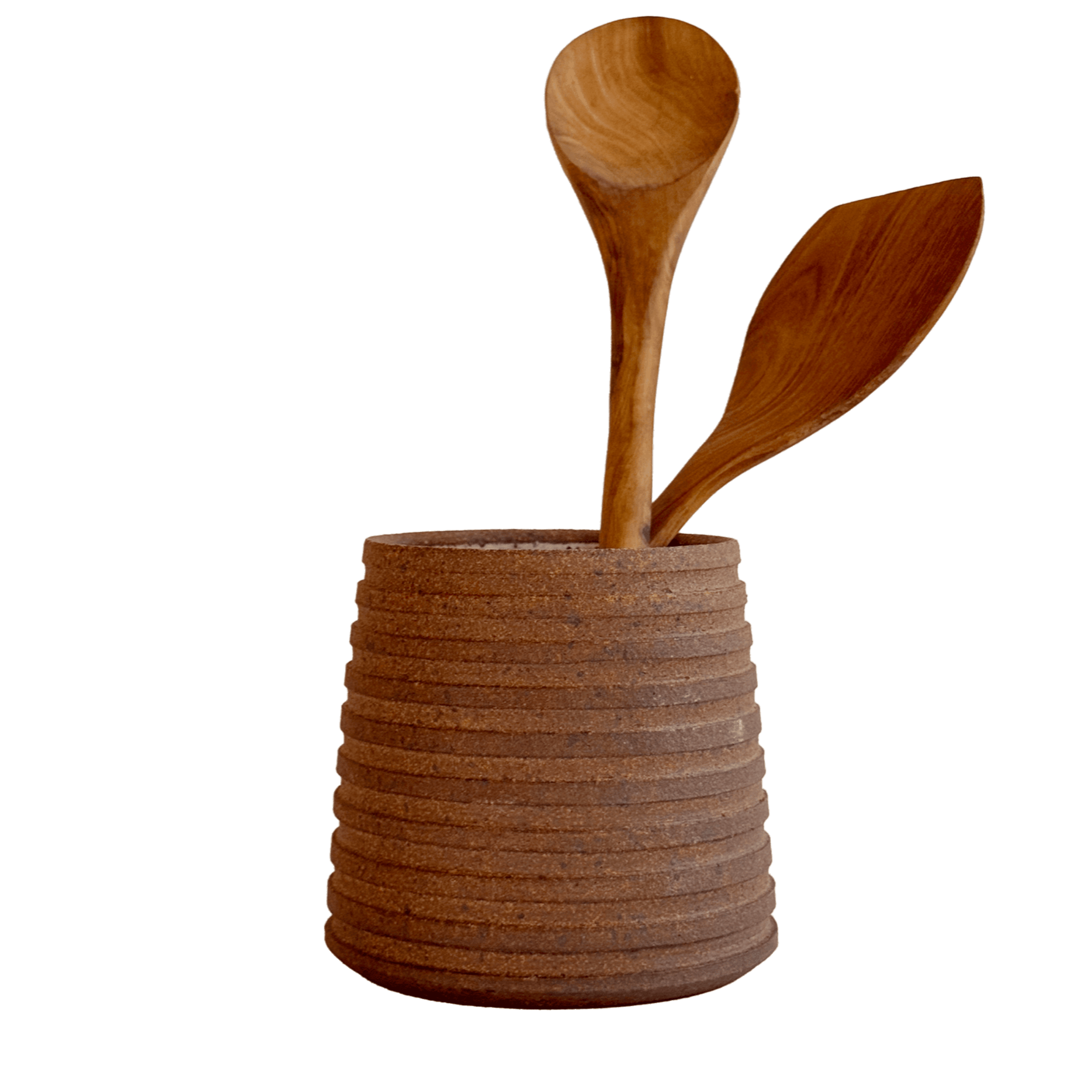 SOMBRA - Wholesale Utensil Holder - Sandstone Utensil Holder 0061