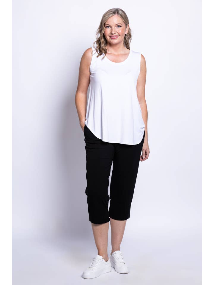 Blue Sky Clothing Co LLC - Wholesale Pants - Women's - Susan Capri, Black, Bamboo1