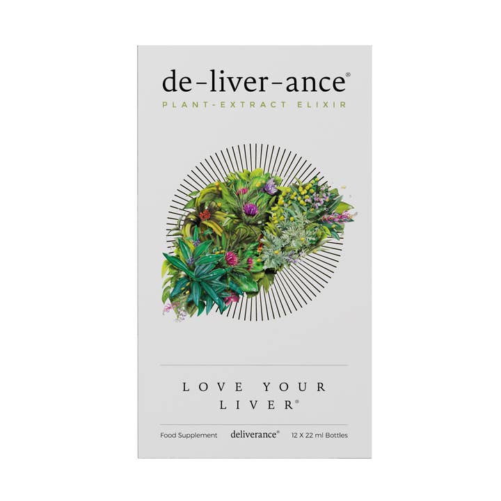 Dagligt stöd för lever, sinne och kropp - Förpackning med 12 för wholesale av de-liver-ance® antioxidant elixir