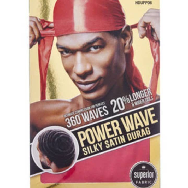 Majestic Wholesale - Wholesale Durag/wave cap – Unisex - KISS RED Silky Durag for 360 Waves – Extra Long – 12CT4