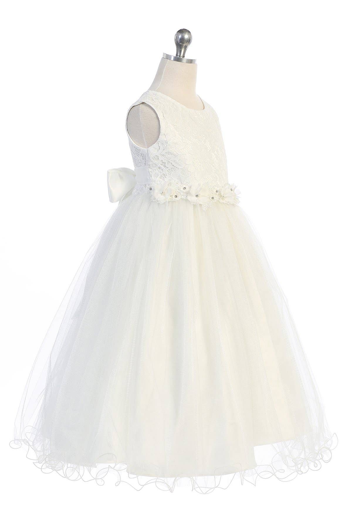 Kid's Dream - Wholesale Dress - Kids - Lace Glitter Tulle Girls Dress with Plus Sizes1