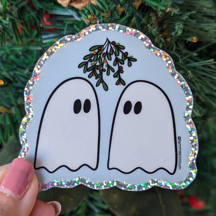 Holiday Boo Sticker for wholesale by femmepossum