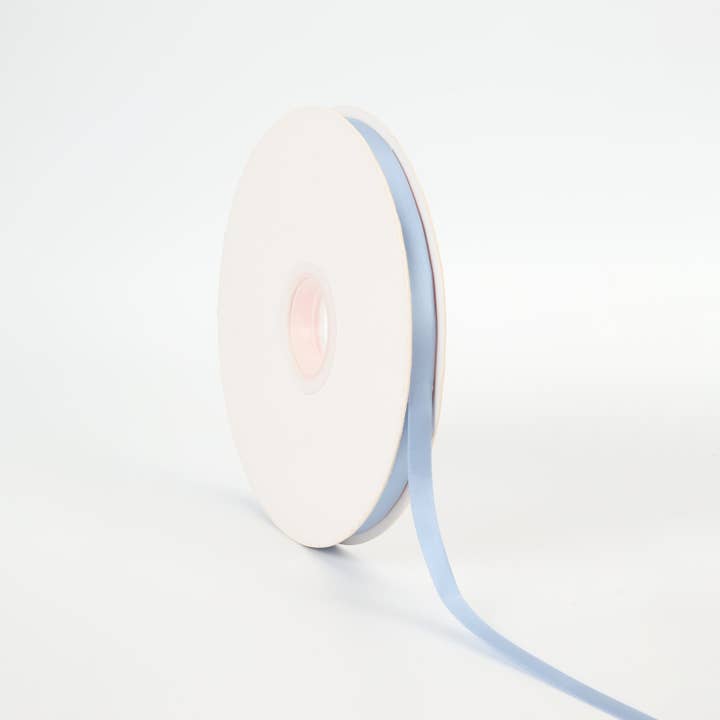LA Ribbons Wholesale - Wholesale Ribbon - Gift Wrapping - Single Face Satin Ribbon | French Blue (332)0