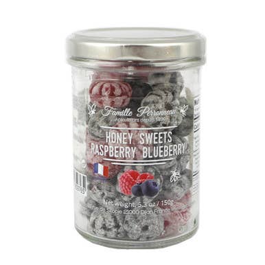 Famille Perronneau Raspberry and Blueberry Sweets 4.59oz for wholesale by The French Farm