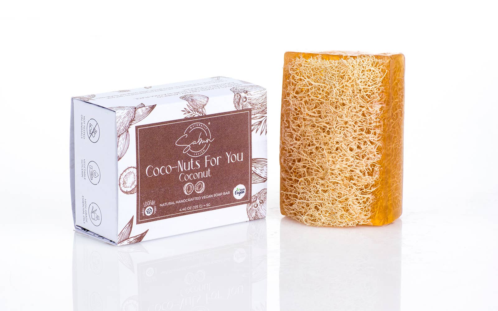 SABUN CO. - Wholesale Zeepblok - Natuurlijke handgemaakte Loofah-zeep1