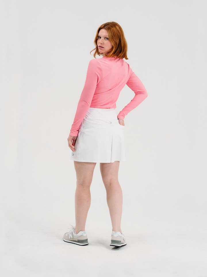 Foray Golf - Wholesale Polo - Women's - Rib LS V-Neck Polo37