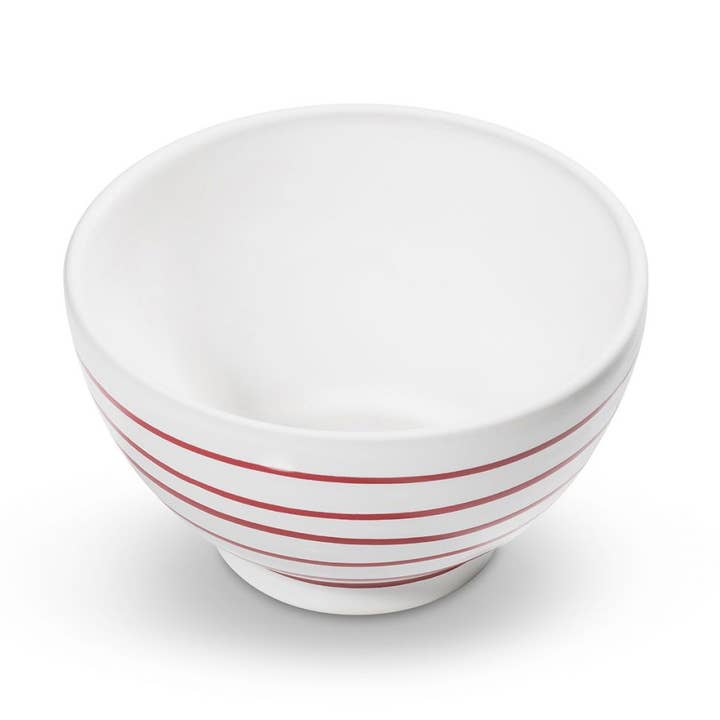 Fiammato rosso, ciotola per cereali grande (Ø 14 cm) per la vendita all'ingrosso da parte di Gmundner Keramik Handels GmbH