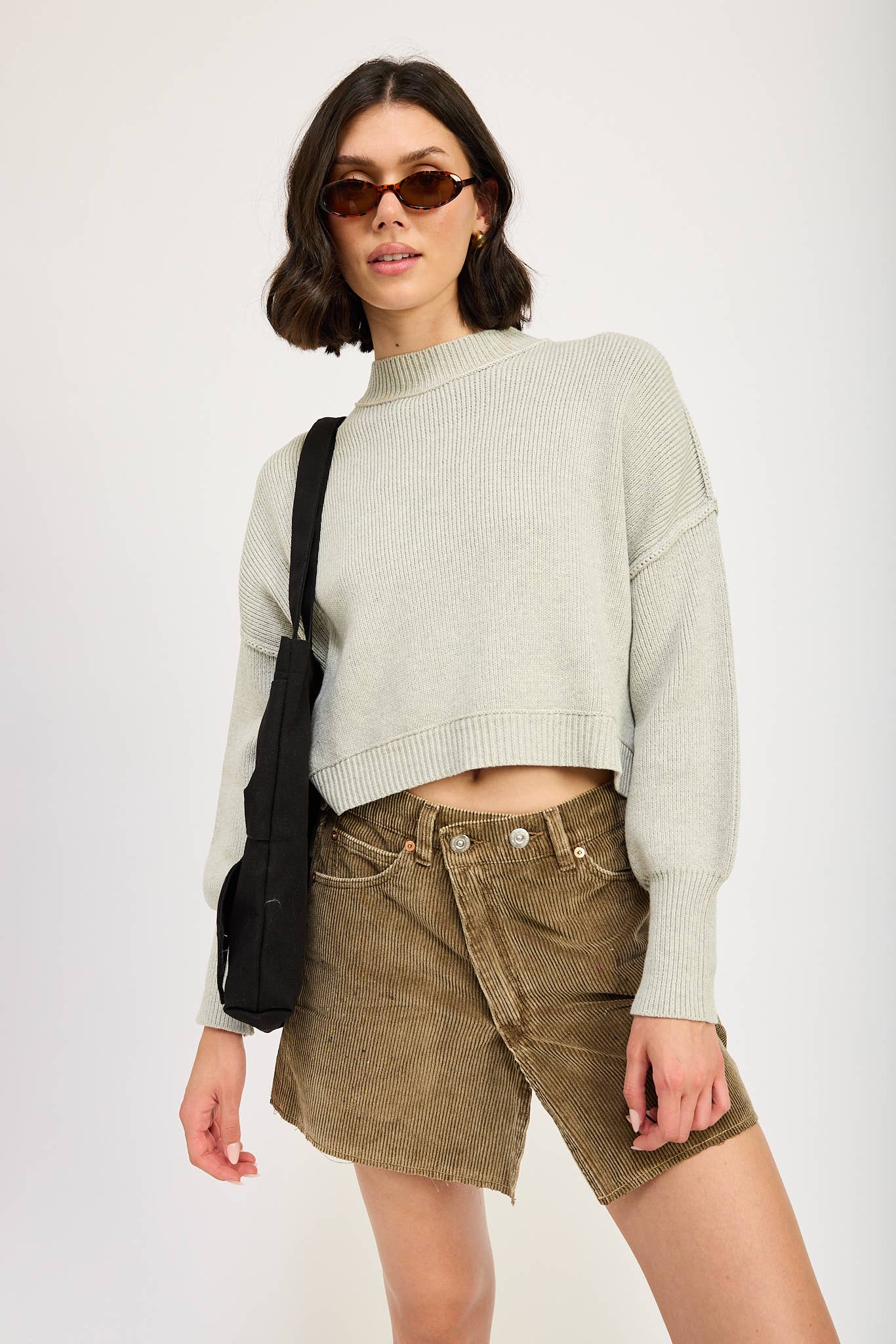 Emory Park - Wholesale Knit Sweater - Women's - MOCK NECK OVERSIZED SWEATER6