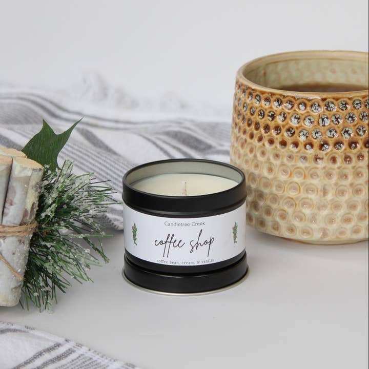 Candletree Creek - Wholesale Travel Candles - Coffee Shop 3oz Candle1
