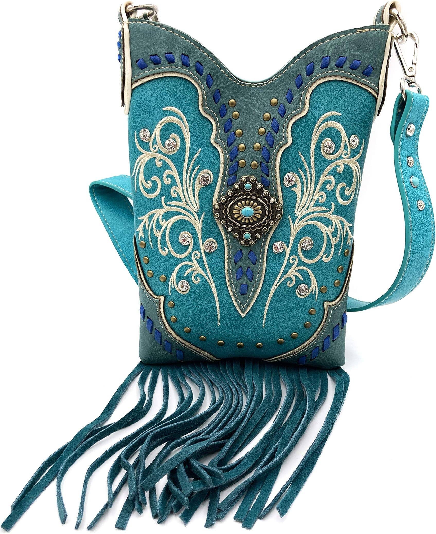 Lunar Deer – wholesale Crossbody bag – Women's – Fringe Western Crossbody Messenger Pouch4