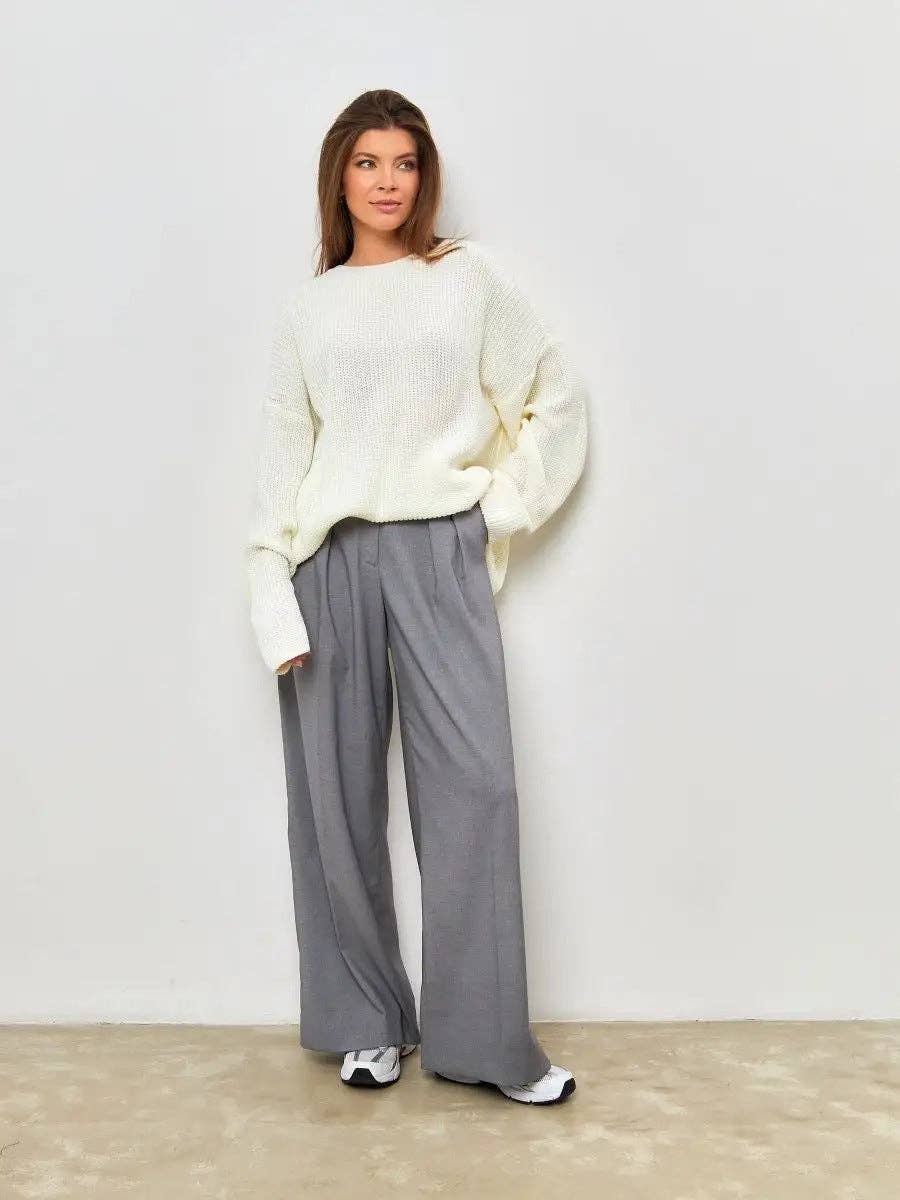 Marayn - Vendita all'ingrosso Maglione tricot - Donna - Maglione a Maglia Grossa Chic Comodo e Globale28