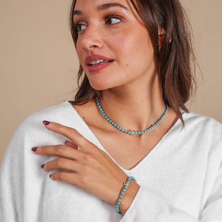 Bijondo - Wholesale Beaded Bracelet - Turtle bracelet with glass beads2