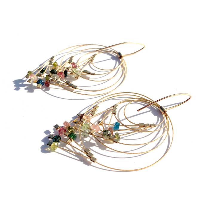 Meghan Patrice Riley - Wholesale Dangle Earrings - Vertigo Hook Earrings (Large)3