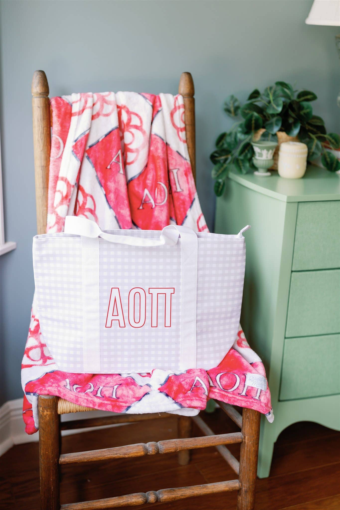 Gracefully Made Art - Wholesale Tote Bag - Women's - Alpha Omicron Pi Tote Bag, Sorority2