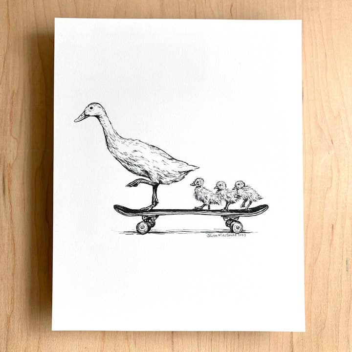 Skater-familie for engroshandel hos Ink By Olivia