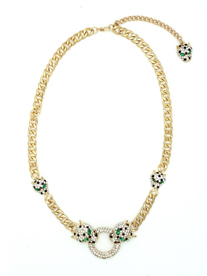 Ocelot Necklace for wholesale by Eye Candy Los Angeles