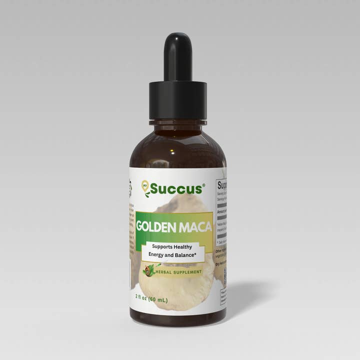 Succus – wholesale Tincture – Yellow Maca (Golden) Tincture – Balanced Rooted Vitality0