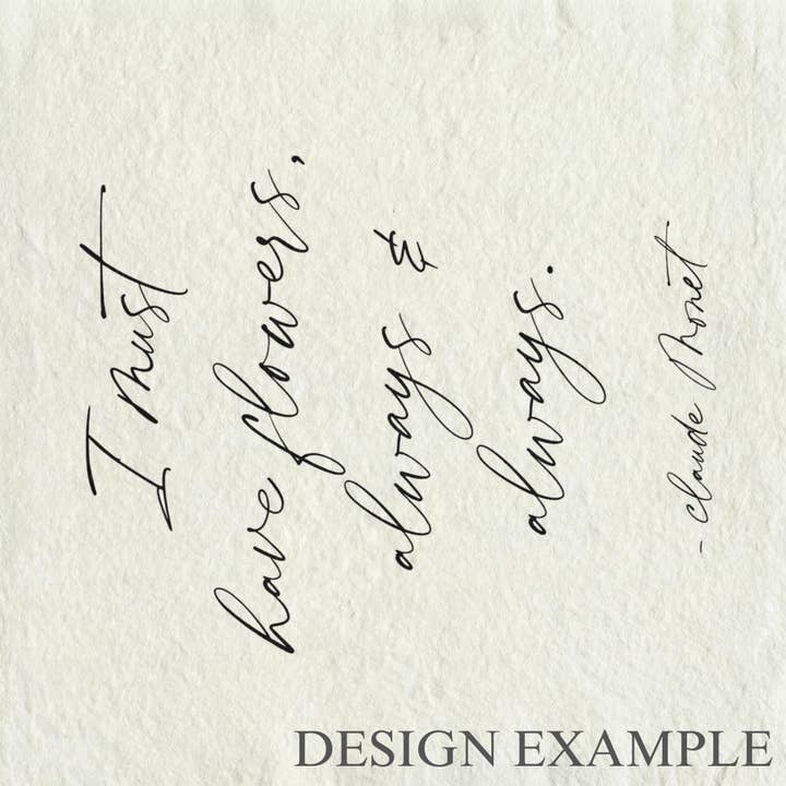 DWELL Home Shoppe - Wholesale Art Print - Glass Table Frames & Cards - I Must Have Flowers |1