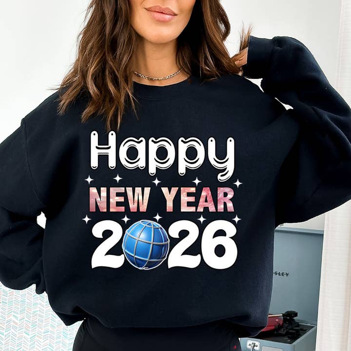LA Shirt Company - Wholesale Graphic Sweatshirt - Women's - New Year 2026 - Sweatshirt & Hoodie3