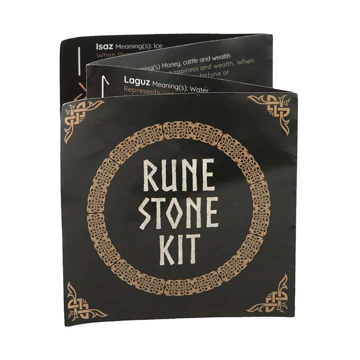 Something Different Wholesale - Wholesale Spiritual Stone/Crystal - Set of 25 Black Onyx Viking Rune Stones3