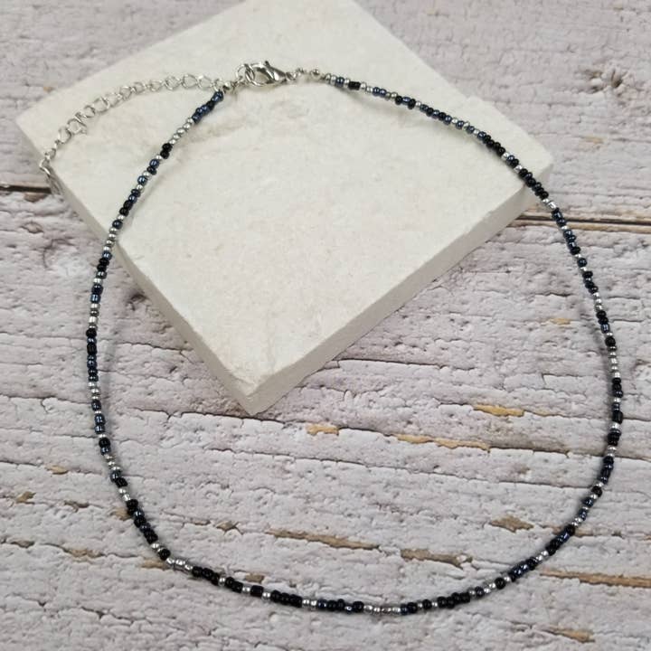 Treasure Wholesale - Wholesale Beaded/Pearl Necklace - Boho Layered Colorful Miyuke Bead Necklace5