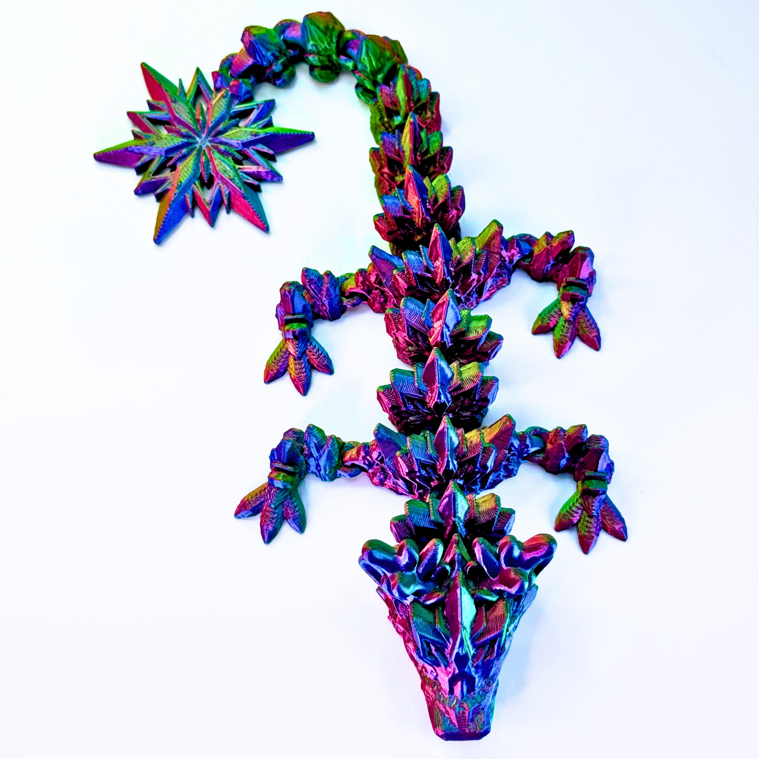 Dragon Fidgets - Wholesale Fidgetspeelgoed - Kinderen - 9" Rendier Sneeuwvlok Winter Draak Fidget Speelgoed14