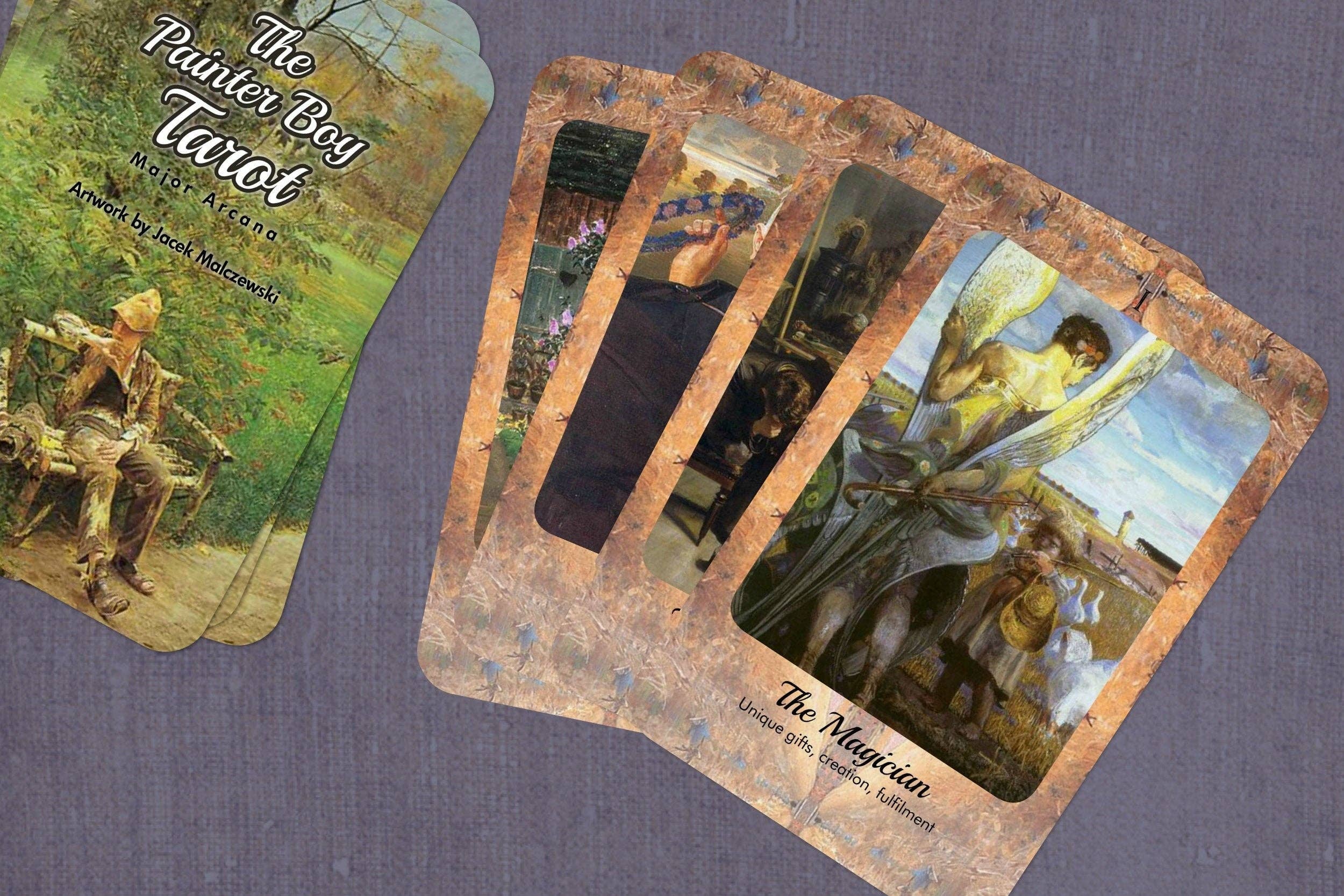 IBIZA TAROT - Wholesale Tarot Cards - The Painter Boy Tarot - Major Arcana6