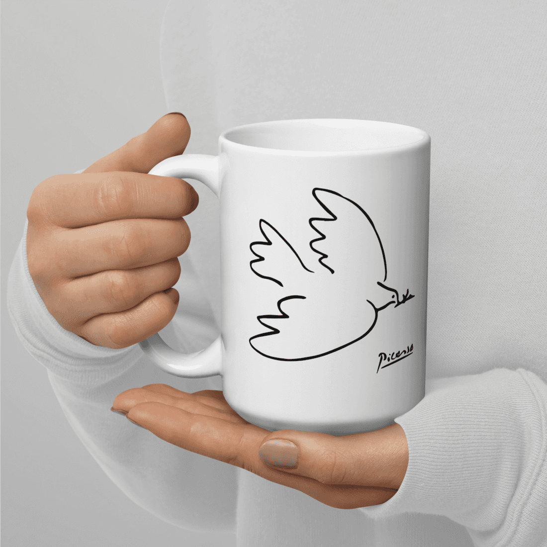 Art-O-Rama Shop - Wholesale Coffee Mug - Pablo Picasso Dove Of Peace 1949 Artwork Mug8