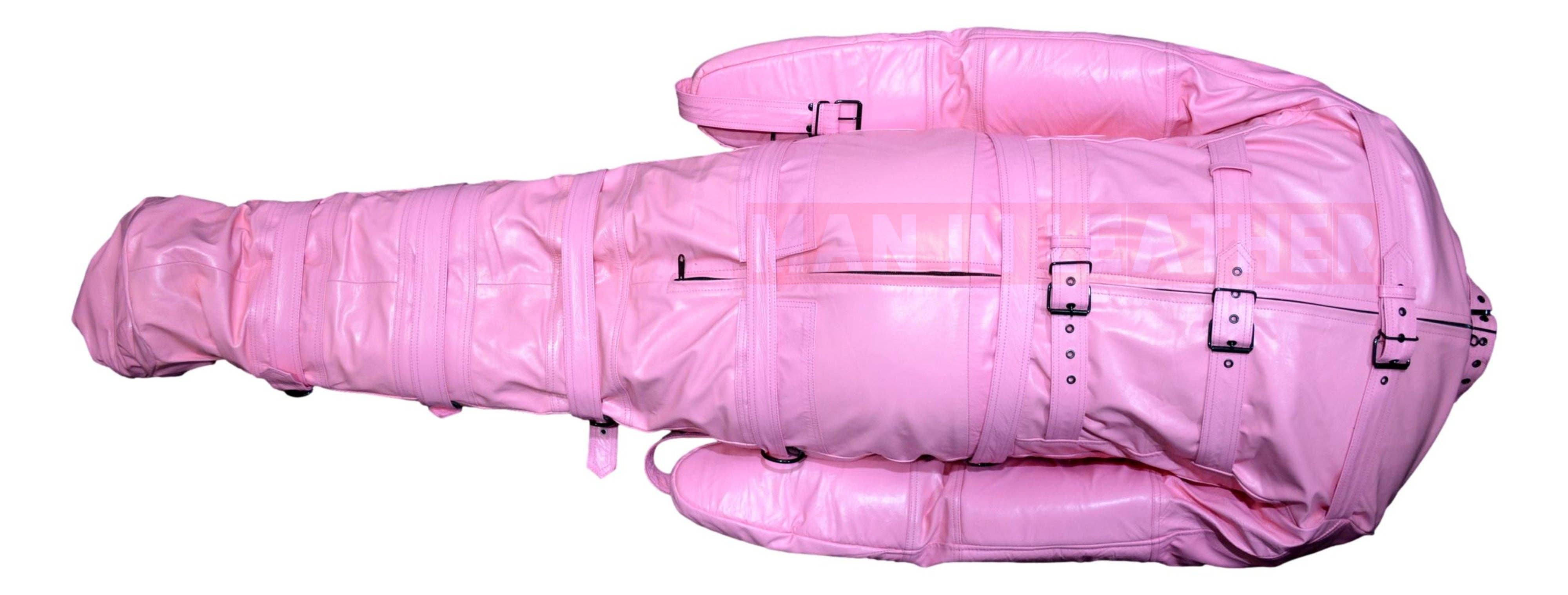 Meninleather – wholesale Sleeping bag – Baby – Bondage Bag Real Cow Leather Sleep Sack Restricted Premium Leather SleepSack8