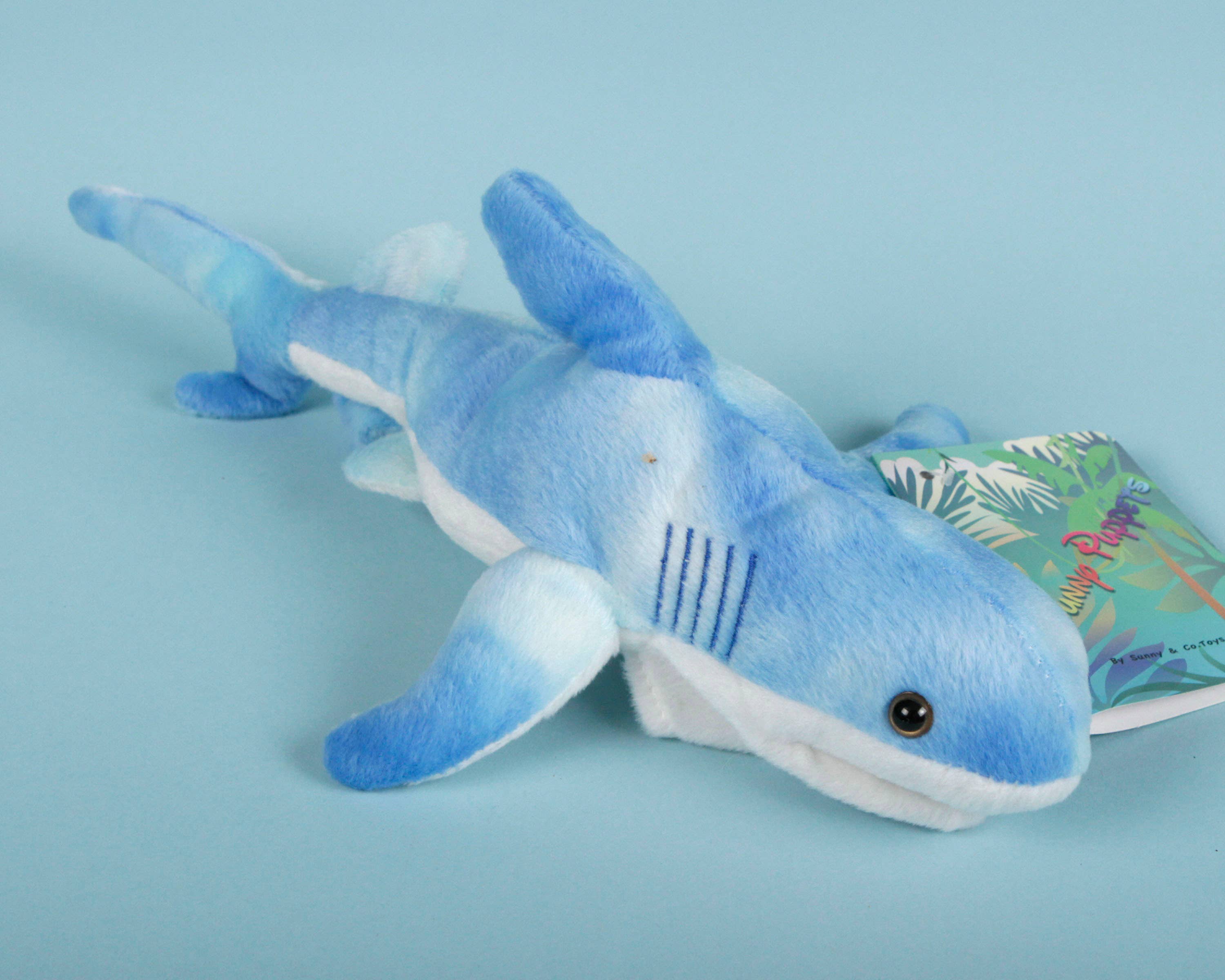 Silly Puppets - Wholesale Finger Puppet - Kids & Baby - Sunny Puppets Blue Shark Finger (12")