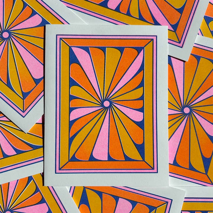 Everyday Card | A2 Risograph Greeting Card for wholesale by StarKeep Studio