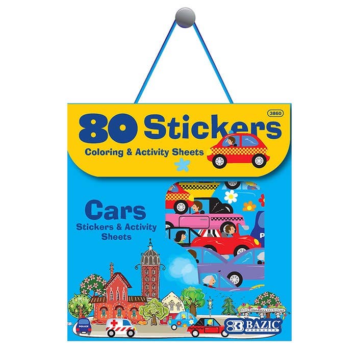 Car Series Assorted Sticker for wholesale by Luna Office Supply - Everyday Essential