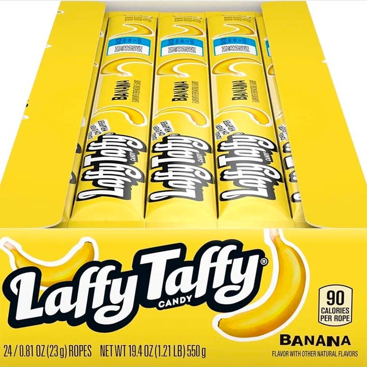 24pk Laffy Taffy Banana .81oz for wholesale by Go Direct Foods