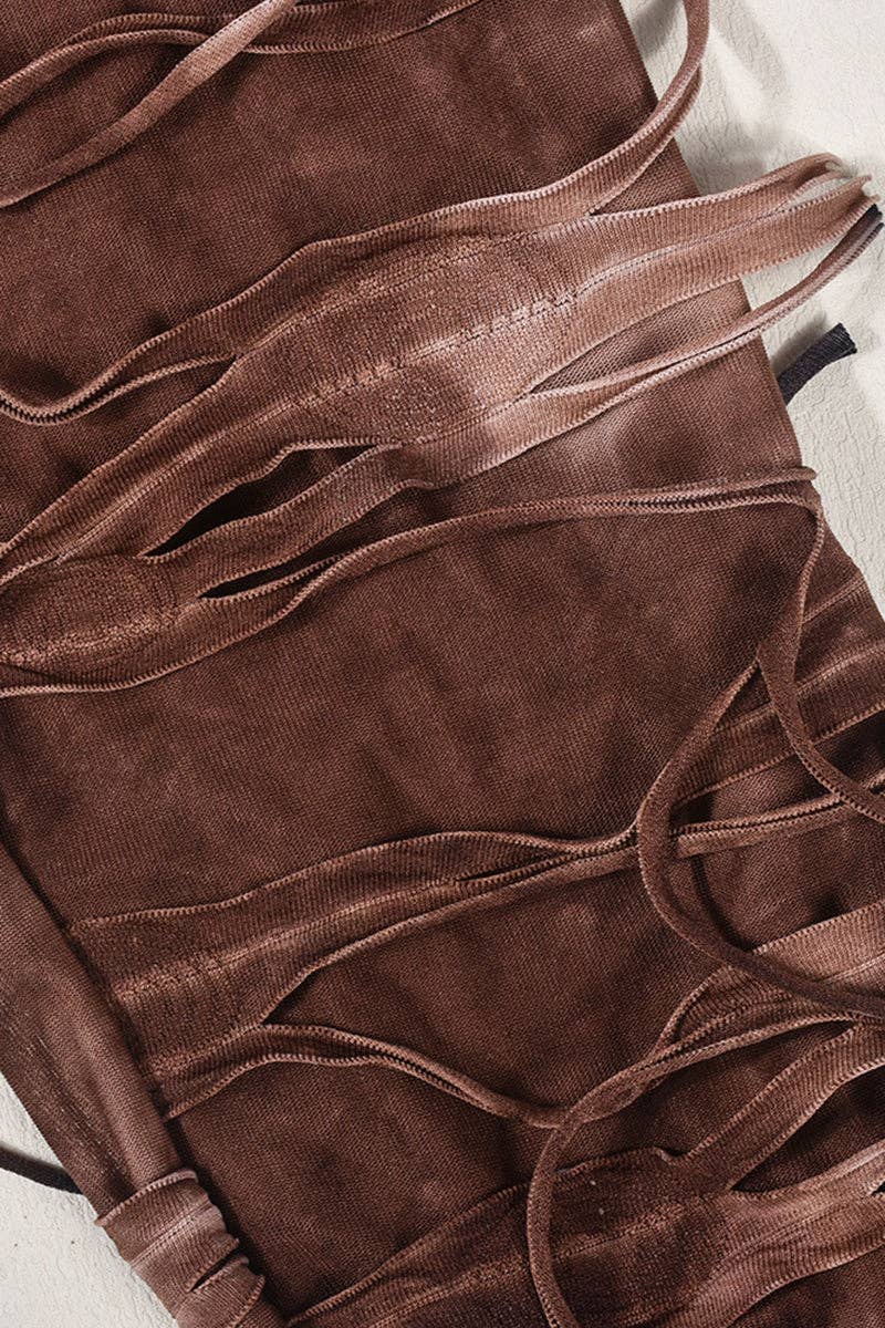 Mccolin - Wholesale Pants - Women's - Distressed Fringe Casual Pants5