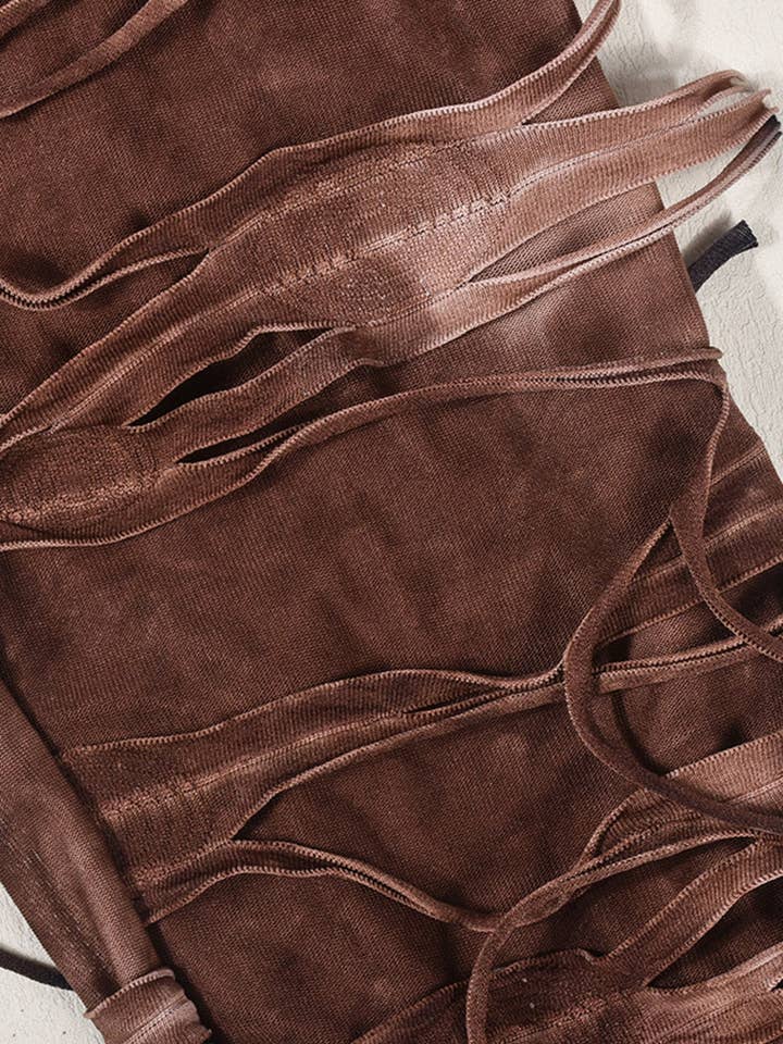 Mccolin - Wholesale Pants - Women's - Distressed Fringe Casual Pants5