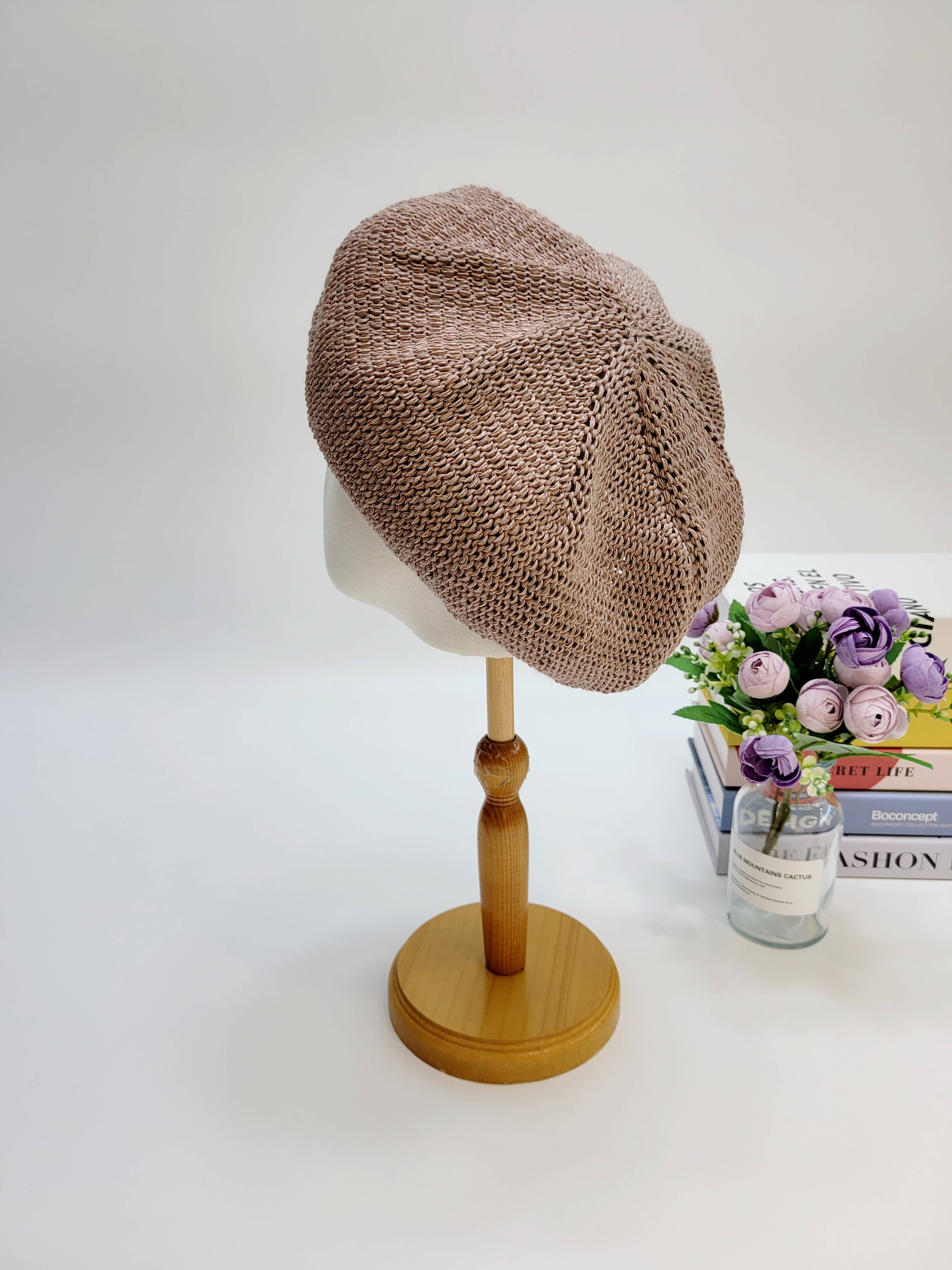 Comfortarians - Wholesale Beret - Women's - Breathable Summer Paper/Cotton Beret, Spring Summer Beret2