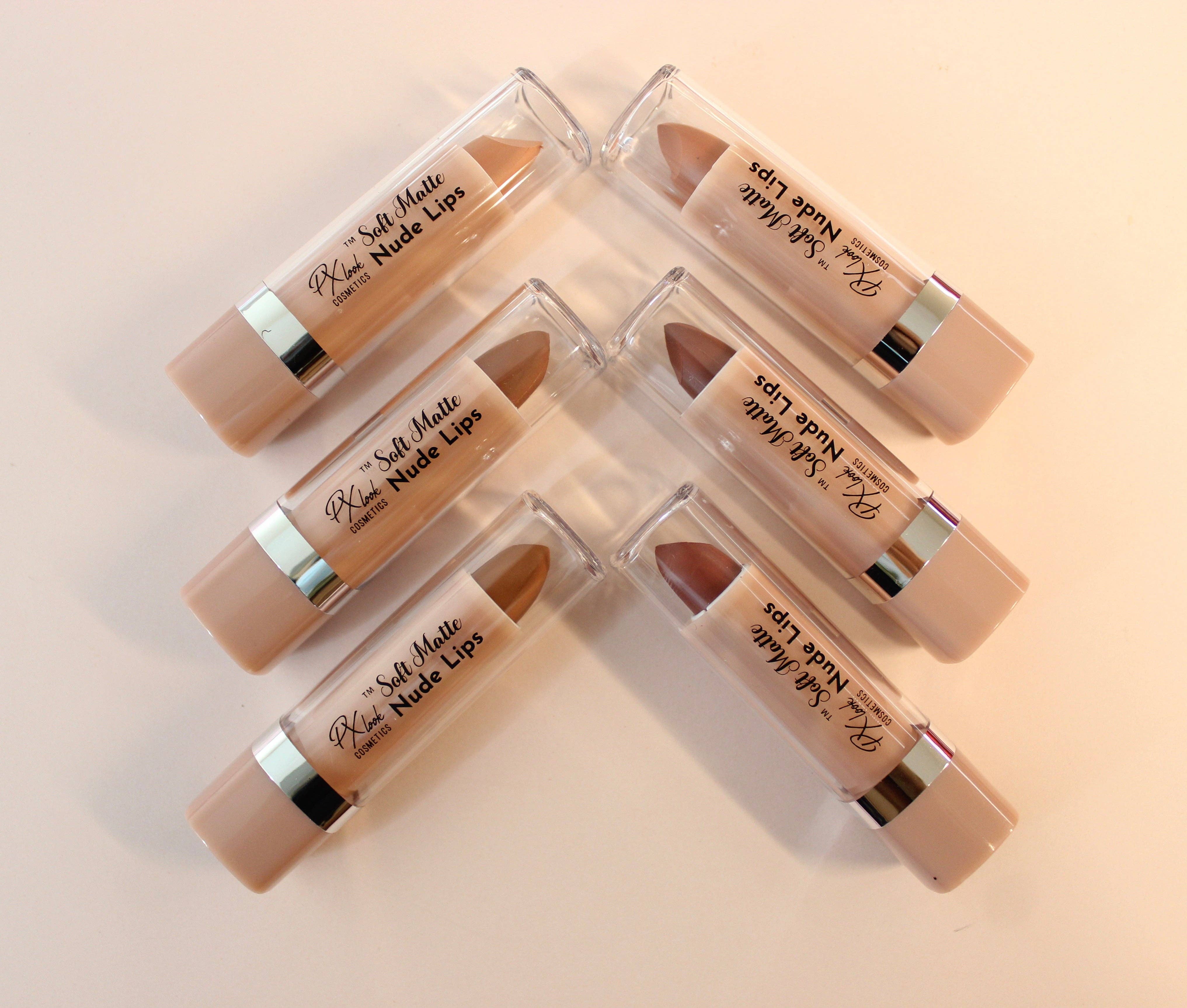 Efon International Corp. - Vendita all'ingrosso Rossetti - Labbra Nude Opache - 6 Rossetti in Tonalità Lisce e Non Secche2