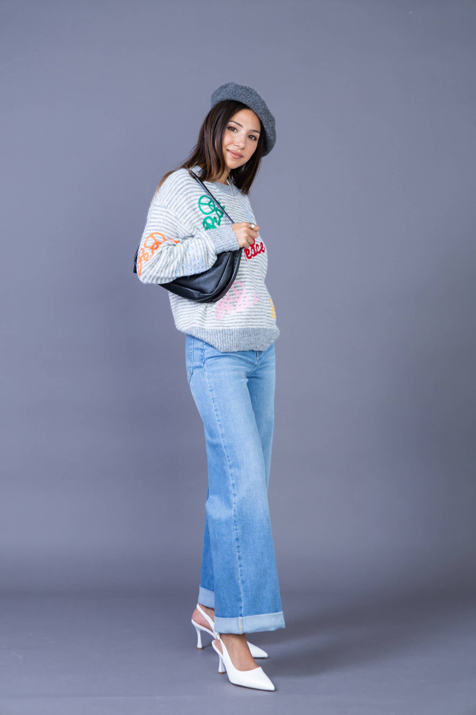 ANA & LUCY - Wholesale Jeans - Women's - Women's straight relaxed jeans "Émilie" - ANA & LUCY8