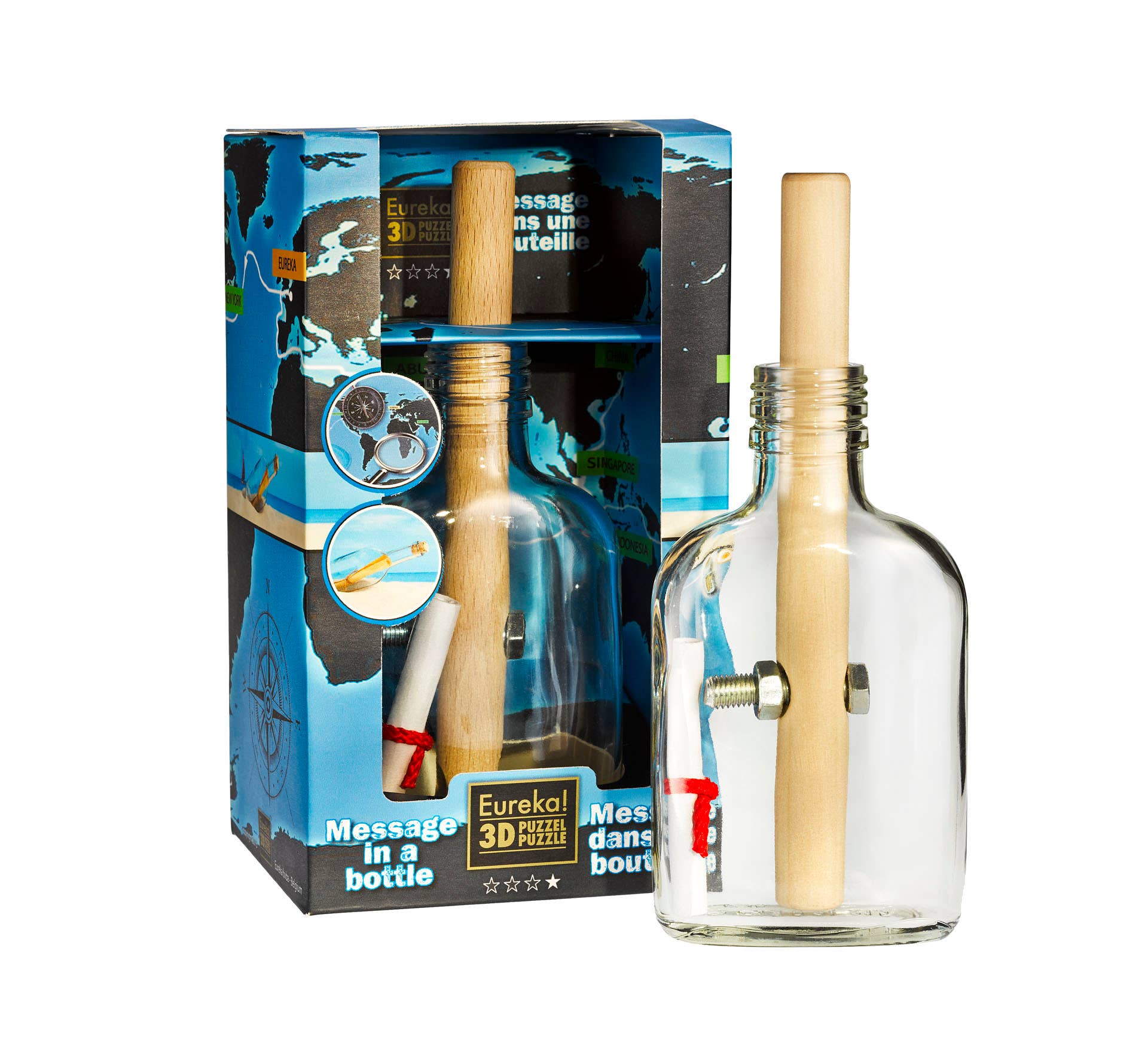 HQ Kites & Designs - Wholesale Brain Game - Adult - Message In A Bottle0