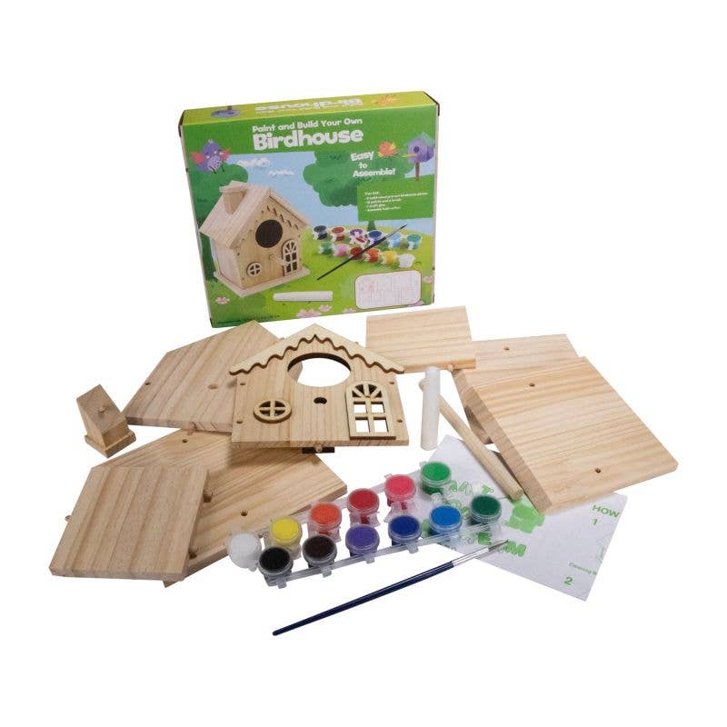GICO Spielwaren - Vente Kit de bricolage – enfant - GICO Kit de nichoir DIY pour enfants à personnaliser1