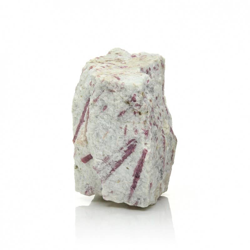 UniArt - Wholesale Spiritual Stone/Crystal - Pink tourmaline in matrix with aquamarine2