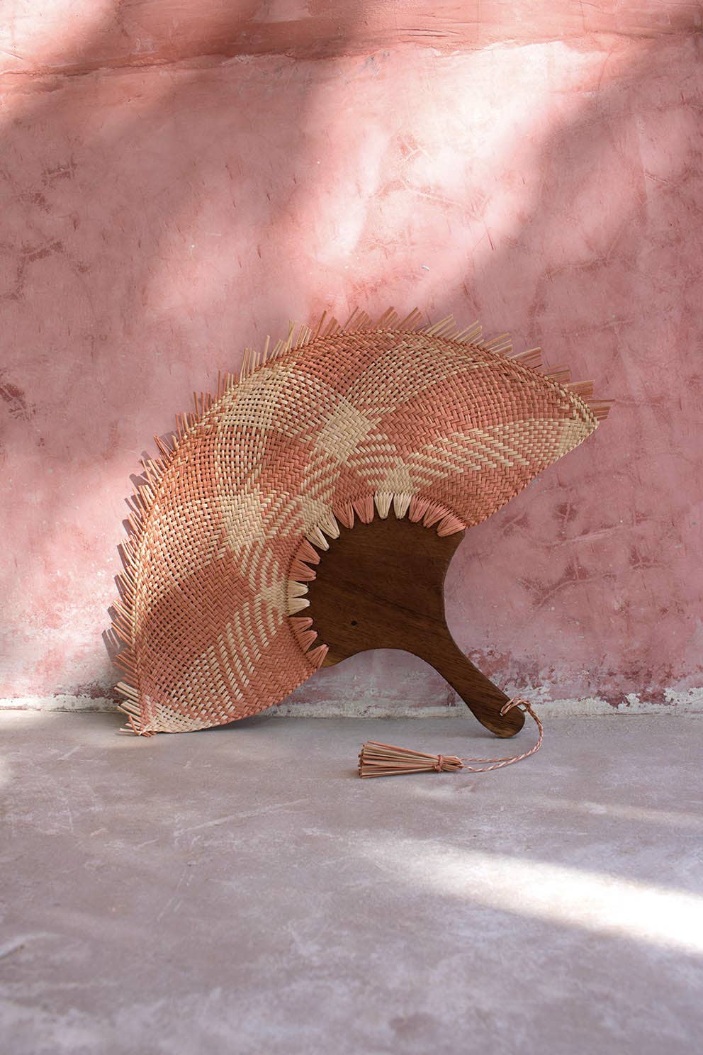 P.I.Project America - Wholesale Handheld Folding Fan - Éventail tissé à la main0