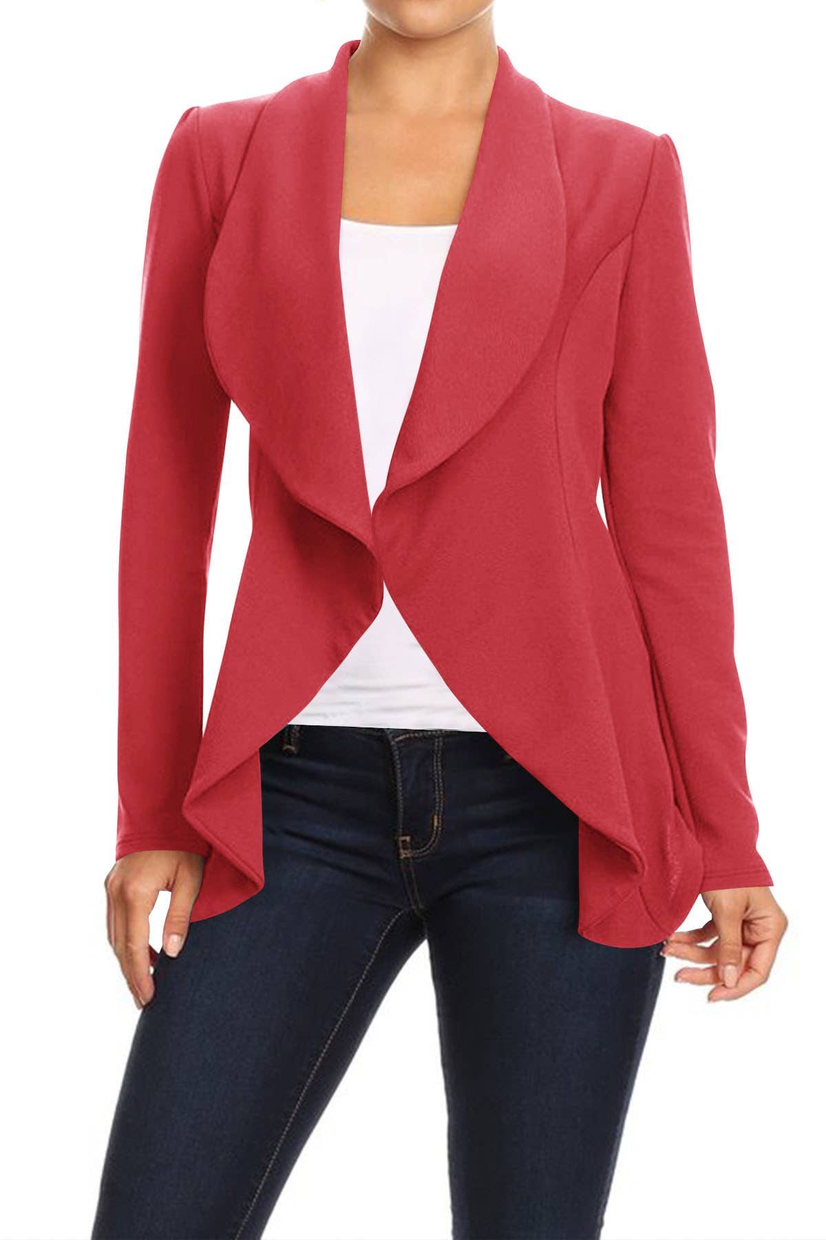 MOA COLLECTION - Wholesale Blazer - Women's - Women's Casual Office Work Basic Blazer Jacket S-3XL36