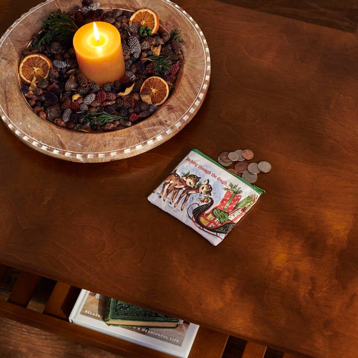 Primitives by Kathy - Wholesale Tote Bag - Unisex - Dashing Through The Dough Zipper Wallet4