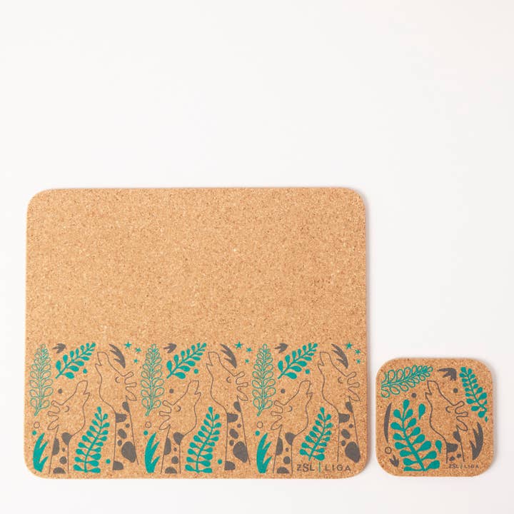 Cork Placemats | Giraffes for wholesale by LIGA